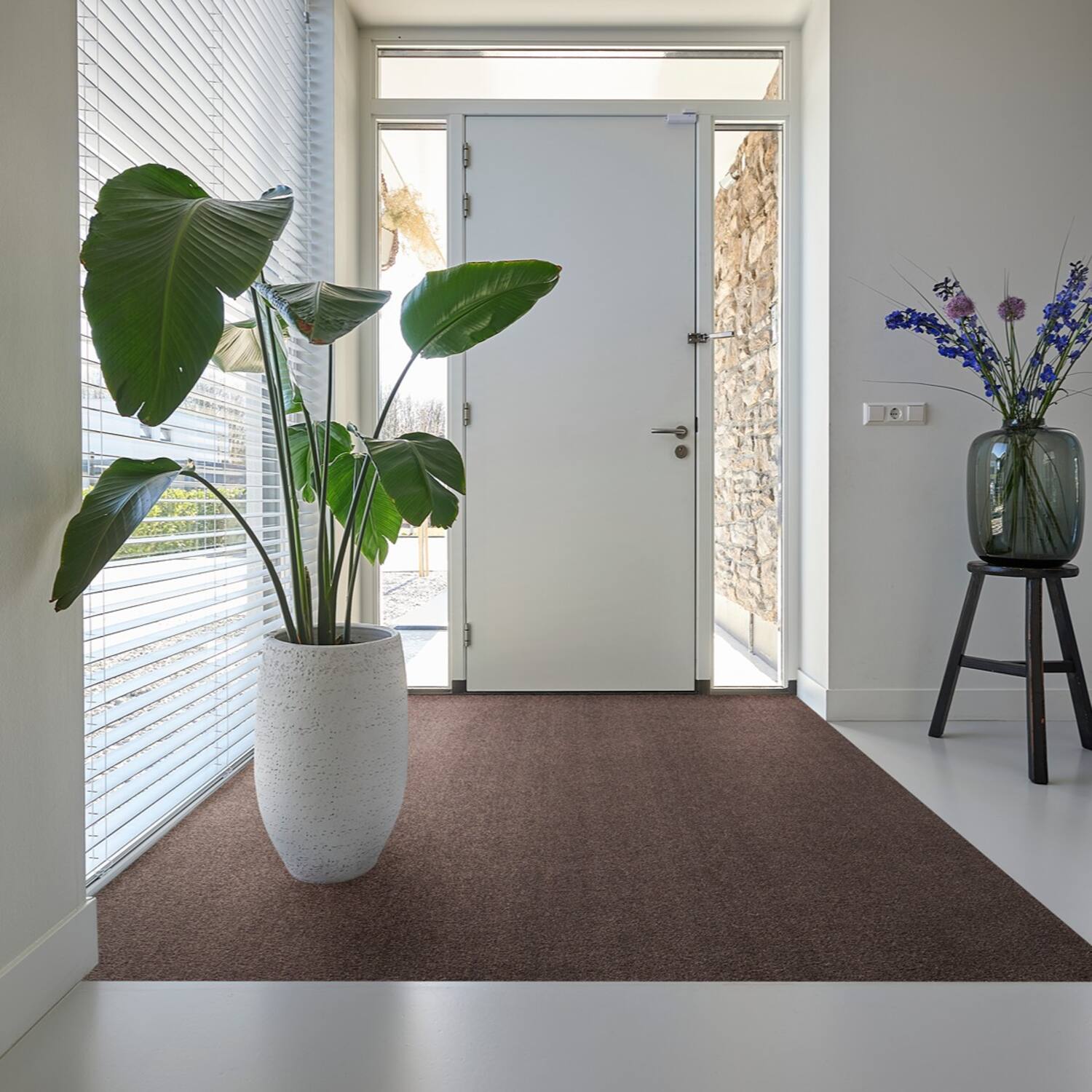 INTR. Moist Schoonloopmat | Antracietgrijs | 135cm